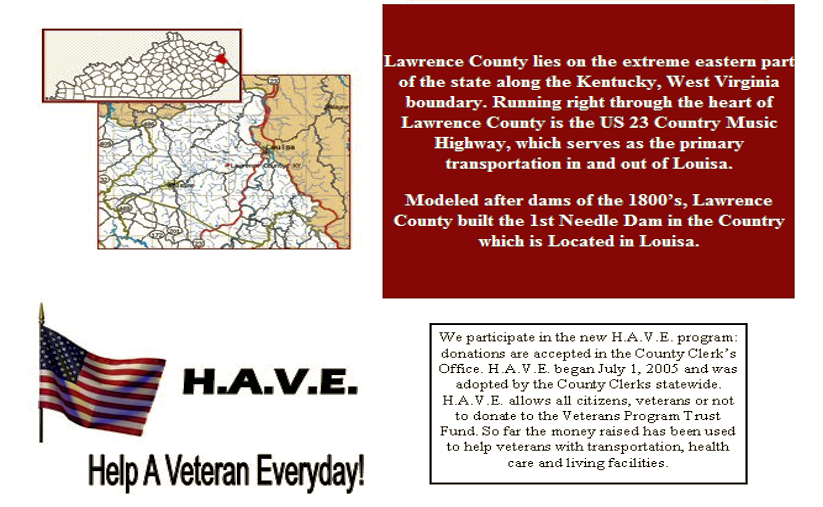 Lawrence County Kentucky Clerk's office